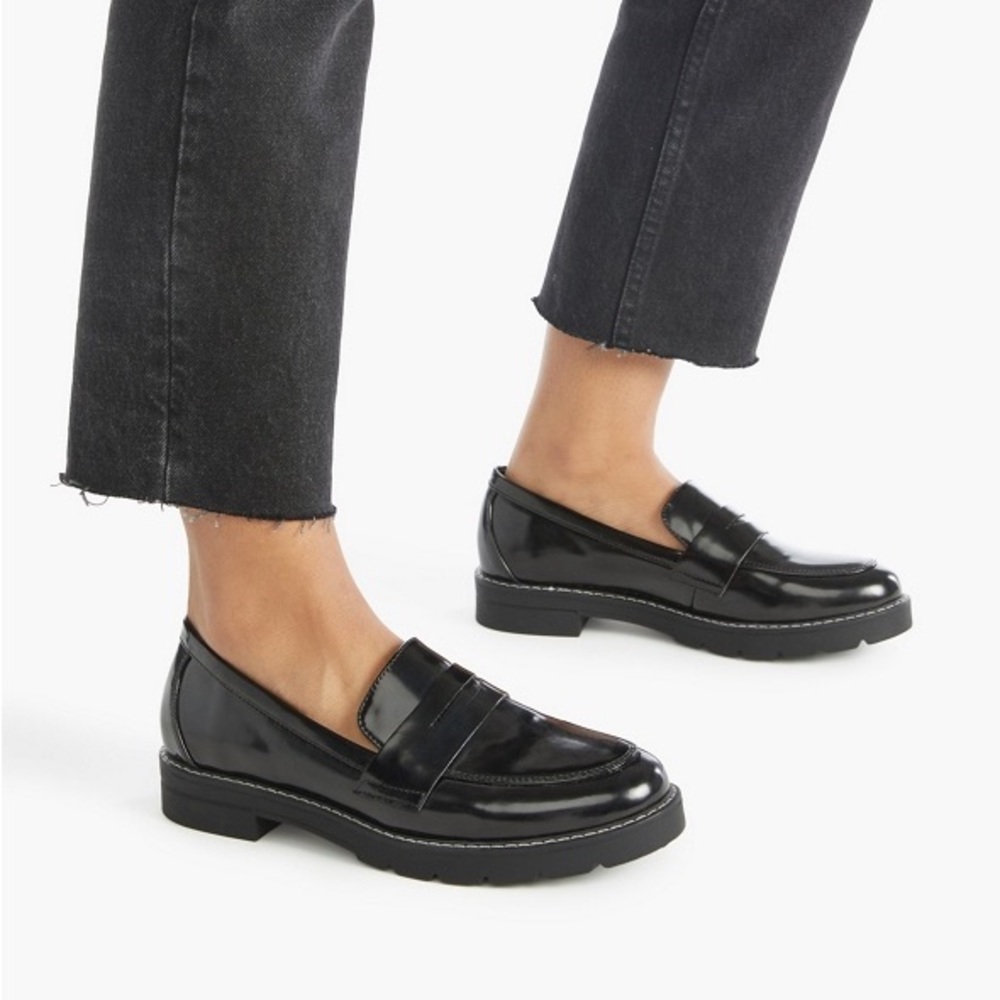 NEW Chunky Leather Loafers